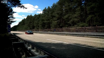 Top gear - тест на максималната скорост наbugatti Veyronsuper Sport