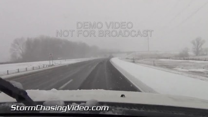 Снежна буря в Минесота 27.3.2014