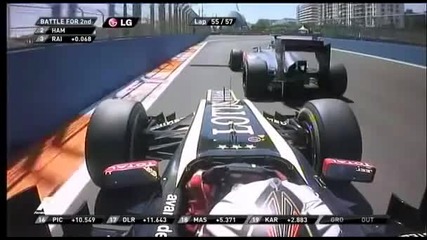 F1 Valencia 24.06.2012 - Raikkonen vs Hamilton