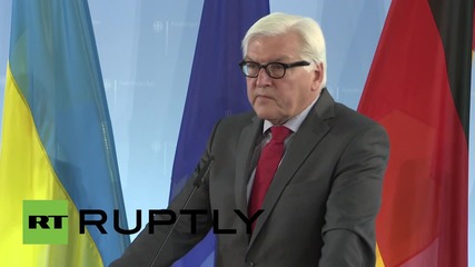 Germany: "We need Russia as a partner" and want their return to G8 - Steinmeier
