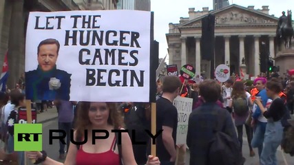 UK: Thousands of anti-austerity protesters swamp central London