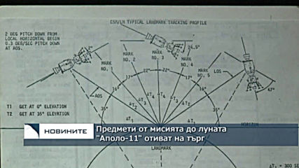 Предмети от мисията до Луната "Аполо-11" отиват на търг