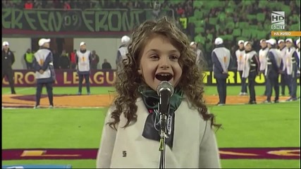 Крисия Тодорова пее Химна & Моя страна, моя България