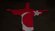 Осветиха статуята на Христос Спасителя в цветовете на турското и сирийското знаме