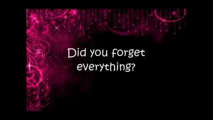Taylor Swift - Forever and Always with Lyrics