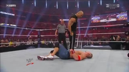 Това е The Rock който познаваме... 1/2 The Rock bottom John Cena