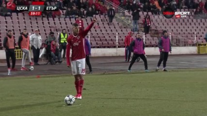 ЦСКА - Етър 2:1 /репортаж/