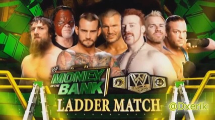 Wwe Money in The Bank 2013 Championship Contract Ladder Match с учавствието на Роб Ван Дам