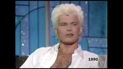 Billy Idol - face change 1984-2010