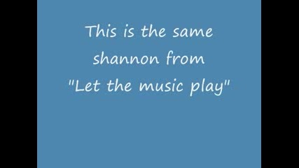 Shannon - Its Got to be love 1995 Hit! (ext. Mix) 