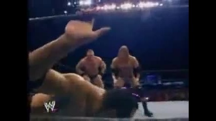 W W E Title Match Triple H vs The Rock vs Brock Lesnar [1/2]