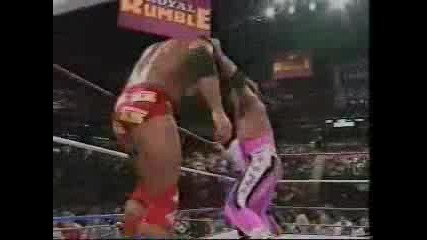 Wwf Royal Rumble 1993 - Razor Ramon vs Bret Hart ( Wwf Championship ) 