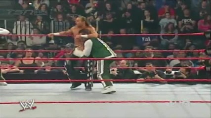 Wwe Raw - Shawn Michaels Vs The Spirit Squad 5 on 1 Match (marty Jannetty returns to Raw)