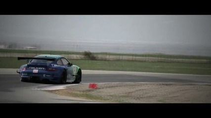 Team Falken Porsche gt2 test 