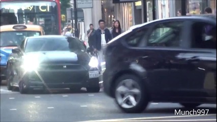Арабски Nissan Gtr дрифти в Лондон !!!