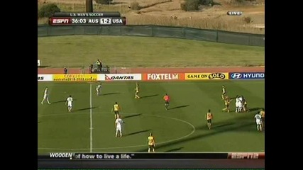 Usa vs Australia Buddle second goal friendly match 2010 