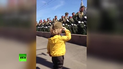 Малкия генерал на парада на Червения площад