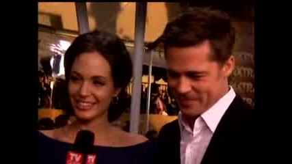 Sag Awards 2009 Angelina Jolie & Brad Pitt.flv