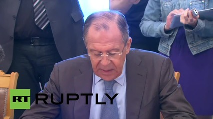 Русия: Лавров се среща с бившия Ливански президент Харири да обсъдят кризата в Средния изток