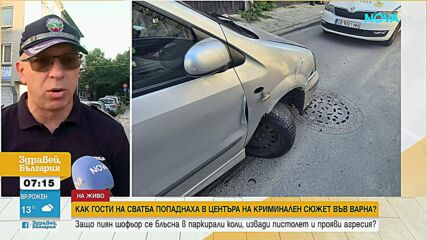 Шофьор с близо 3 промила блъсна паркирани коли и заплаши с пистолет потърпевшите