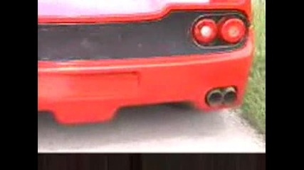 Cherveno Ferrari F50 turbo