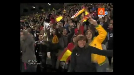 Spain - Italy 1 - 0 David Villa 77 