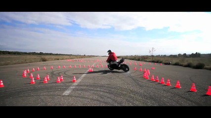 Drifting Motorbike - Drift Gymkhana - Jorian Ponomareff