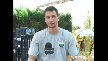 Най-добрия волейболист на България - Матей Казийски