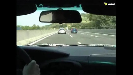 Ненормална гонитба на Bmw И Porsche по магистралата !