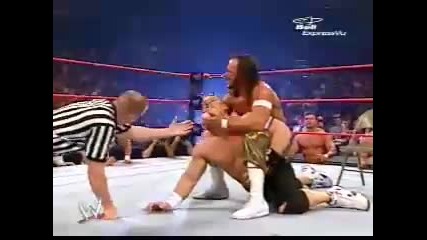 Wwe - Джон Сина срещу Сабу мач тип lumberjack на турнира Veangence 2006 