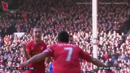(2013) Ливърпул - Кардиф Сити (3-1) Suarez - 1st Goal