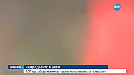 БСП с три имена за възможен кандидат-президент