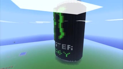 Minecraft Tutorial : Monster Energy кенчето