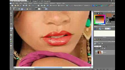 Rihanna Make Up - Corel Paint Shop Pro