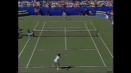 Gabriela Sabatini v Steffi Graf Us Open 1990 part 1