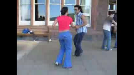 Osbanis And Rafael With Farita - Social dancing cuban salsa
