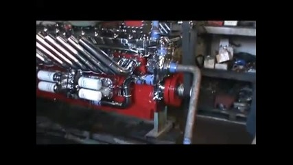 Гигантски V24 дизелов двигател (3000 л сек)