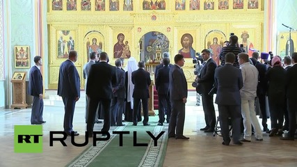 Russia: Putin visits Moscow's Diocesan House ahead of St. Vladimir commemoration