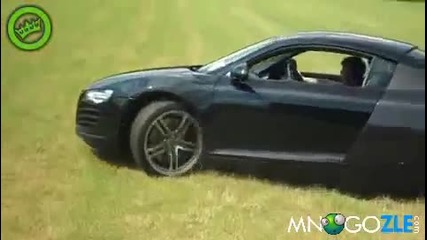 Тате ми я даде да покарам Audi R8