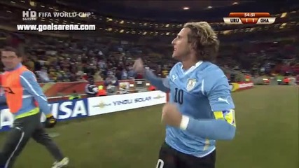 Uruguay 1 - 1 Ghana (diego Forlan) 