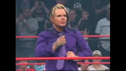 Jeff Hardy attacks Matt Morgan 