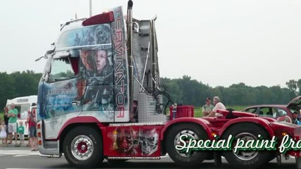 truck festival Assen 2012, special paint from great britain.