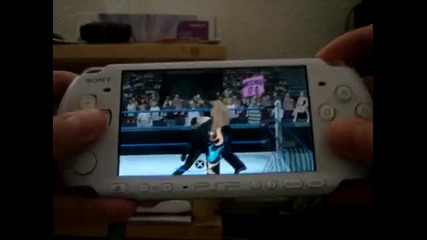 Smackdown vs Raw 2010 on psp 3000 gameplay 