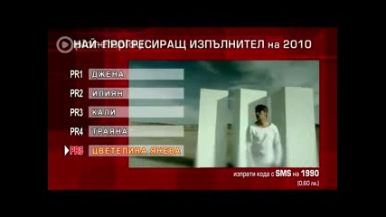 Годишни музикални награди на Тв Планета /най - Прогресиращ Изпълнител На 2010г./ 