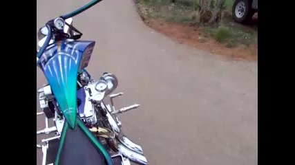 custom built chopper by meadow city L.v N.m