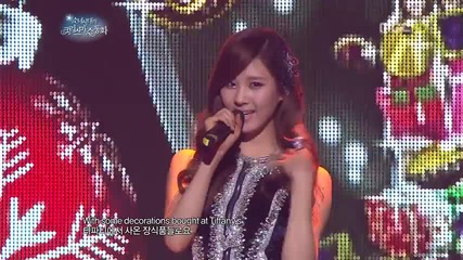 Snsd - Santa Baby @ Snsd 's Christmas Fairy Tale (24.12.2011)