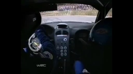 Gilles Panizzi Peugeot 206 Wrc Rally Catalogne 2002