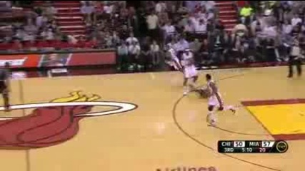 Lebron James Drops John Lucas With A Strong Pick Heat @ Bull