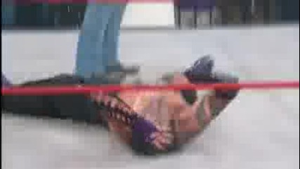 Jeff Hardy Is Injured By A Fireball Tna 4.12.10