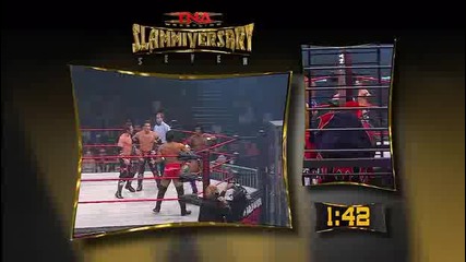 Tna Slammiversary 2009 Alex Shelley vs Jay Lethal vs Suicice vs Chris Sabin vs Cc *първа част*